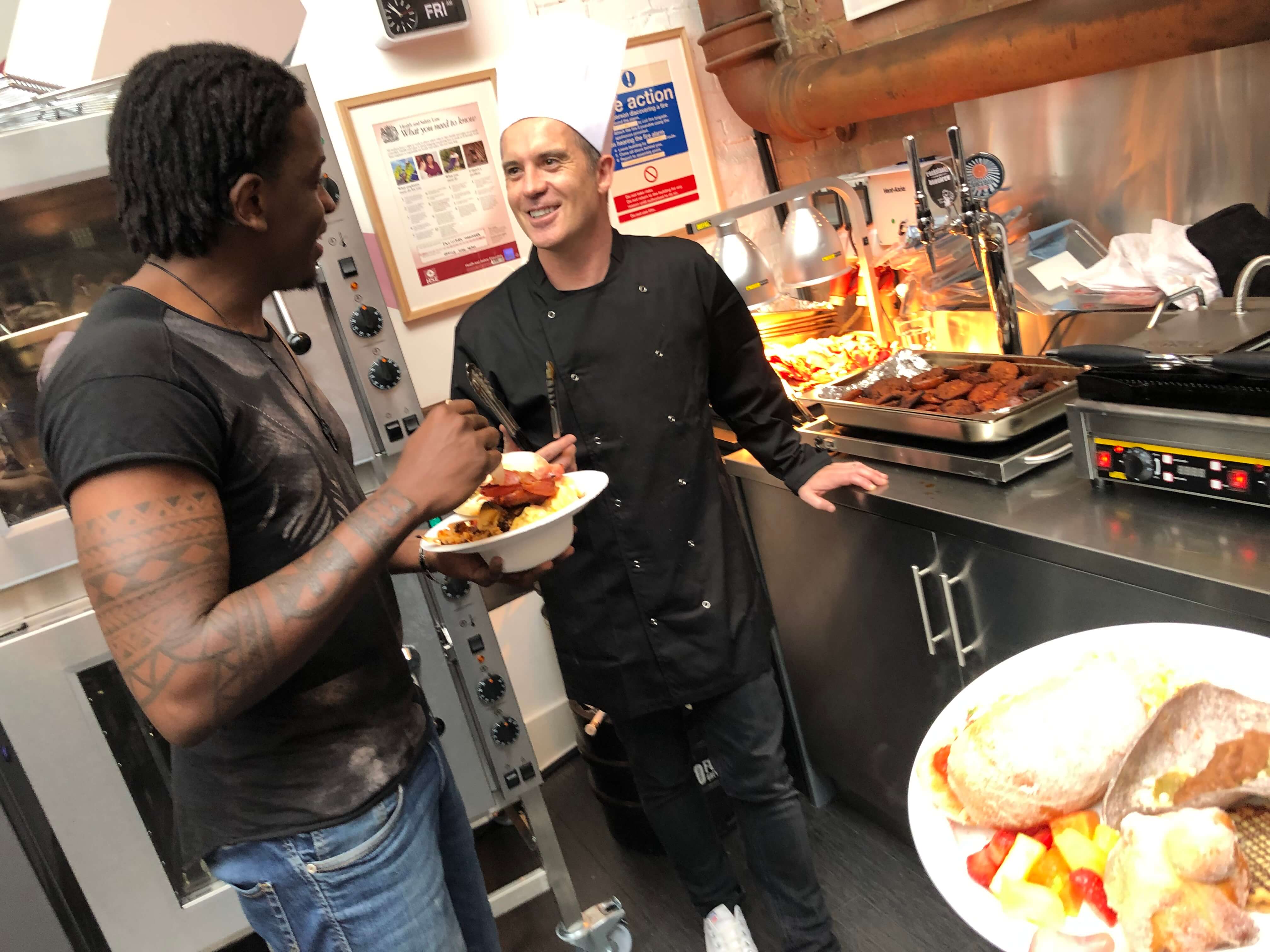 Ensuring staff have a good meal while working is something important to Rocksteady, which is why Studio Director, Jamie Walker, gets in the kitchen to cook up a storm and show that you lead by example!